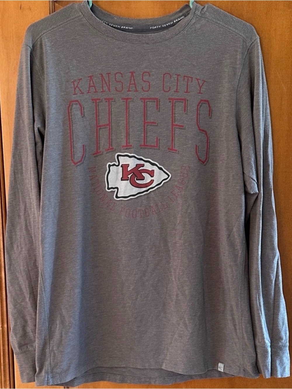 '47 Brand Forward Kansas City Chiefs Long Sleeve Shirt Small